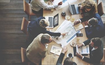 business meeting stock image