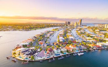 gold coast stock image