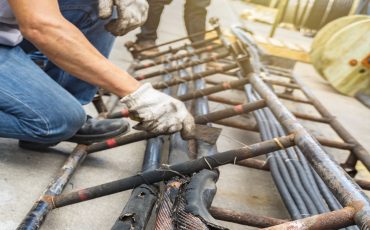 building faulty products stock image