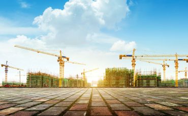 construction infrastructure stock image