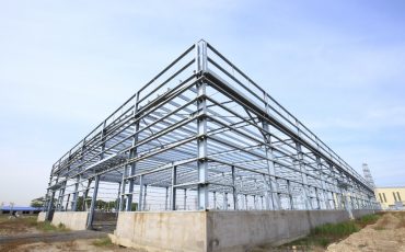 construction steel stock image