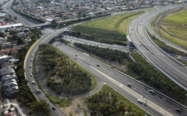 victoria infrastructure roads stock image