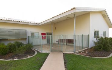 home fence australian style stock image