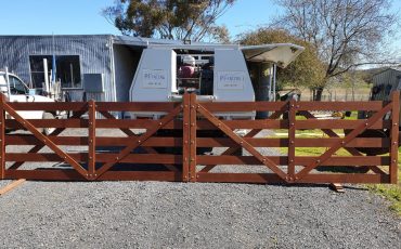 Double Cross Brace Gates